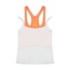 Paneled Mock Two-Piece Halter Top