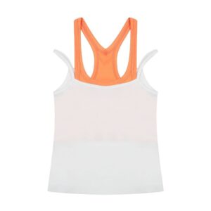 Paneled Mock Two-Piece Halter Top