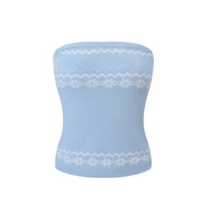 Slim-Fit, Flattering Blue Knit Tank