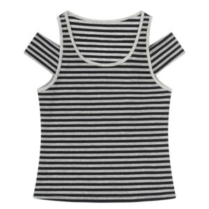 Classic Striped Grey Tank